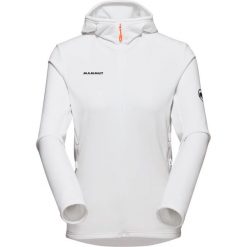 Bluza trekkingowa damska Mammut Aconcagua Light ML Hooded. Białe bluzy Mammut, s, bez wzorów, bez kaptura. Za 529.99 zł.