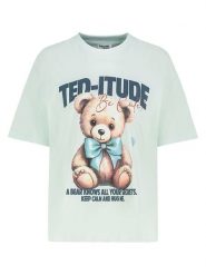 Sublevel Koszulka w kolorze miętowym rozmiar: XL. Zielone bluzki Sublevel, xl, bez wzorów, z bawełny, bez kołnierzyka, bez ramiączek. Za 60.99 zł.