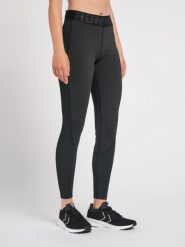 Legginsy damskie Hummel hmljada. Czarne legginsy sportowe Hummel, na jesień, s, bez wzorów, z bawełny, z standardowym stanem, na fitness i siłownię. Za 255.00 zł.