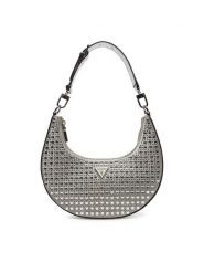 Guess Torebka HWIY92 05010 Srebrny. Szare torebki klasyczne Guess, z aplikacjami, z materiału, bez dodatków. Za 349.99 zł.