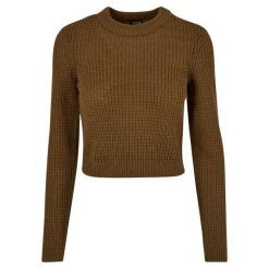Sweter damski Urban Classics. Zielone swetry Urban Classics, na zimę, bez wzorów, z dzianiny, bez ramiączek. Za 175.50 zł.