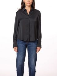 Scotch & Soda Koszula w kolorze czarnym rozmiar: M. Czarne koszule Scotch & Soda, m, bez wzorów, bez kołnierzyka, bez ramiączek. Za 118.84 zł.
