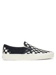 Vans Tenisówki Classic Slip-On VN000D6Y7051 Czarny. Czarne trampki Vans, bez wzorów, z materiału, bez zapięcia. Za 339.99 zł.