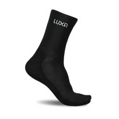 Skarpety Rowerowe LUXA Logo. Czarne skarpety LUXA, bez wzorów, z elastanu. Za 69.00 zł.