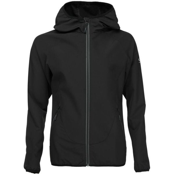 Damska kurtka softshell LOAP Ursa, czarna, S. Czarne kurtki sportowe ZONE PERFECT, s, bez wzorów, z softshellu, bez kaptura. Za 244.99 zł.