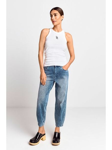 Rich&Royal Top w kolorze białym rozmiar: XS. Białe topy Rich&Royal, xs, bez wzorów, z bawełny, bez kołnierzyka, bez ramiączek. Za 91.77 zł.