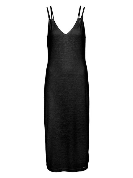 Herrlicher Sukienka w kolorze czarnym rozmiar: M. Czarne sukienki Herrlicher, na co dzień, m, bez wzorów, bez kołnierzyka, bez ramiączek, maxi, proste. Za 118.01 zł.