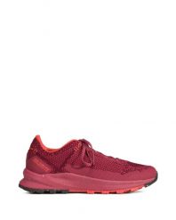 Buty turystyczne damskie Dolomite Carezza. Czerwone trekkingi Dolomite, z dzianiny, trekkingowe. Za 371.00 zł.