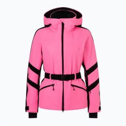 Kurtka narciarska damska BOGNER FIRE+ICE Moia 2. Czerwone kurtki narciarskie bez wzorów, z materiału, bez kaptura, narciarskie. Za 1,969.00 zł.