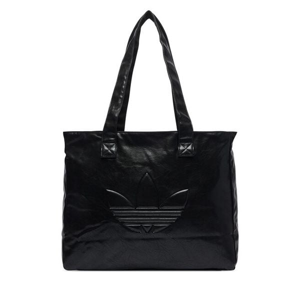 Torebka adidas. Czarne shopper Adidas, bez wzorów, bez dodatków. Za 239.99 zł.