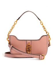 Guess Torebka w kolorze jasnoróżowym - 23 x 14 x 4 cm rozmiar: onesize. Różowe torby na ramię Guess, z aplikacjami, z materiału, na ramię, bez dodatków. Za 312.58 zł.
