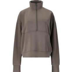 Kobieca bluza półzipowana Athlecia Jillnana. Szare bluzy Athlecia, m, bez wzorów, z materiału, bez kaptura. Za 193.50 zł.