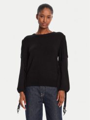 Marella Sweter Falco 2525366281000 Czarny Regular Fit. Czarne swetry Marella, m, bez wzorów, z wiskozy, bez ramiączek. Za 819.99 zł.