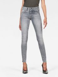 G-Star Dżinsy - Skinny fit - w kolorze szarym rozmiar: W27/L30. Szare jeansy G-Star, l, z aplikacjami. Za 272.95 zł.