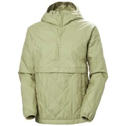 Damska wodoodporna kurtka z kapturem Helly Hansen Grace. Zielone kurtki sportowe Helly Hansen, na jesień, bez wzorów, z kapturem. Za 665.00 zł.