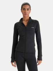 Guess Bluza V6RP15 KD952 Czarny Slim Fit. Czarne bluzy Guess, xl, z aplikacjami, z syntetyku, bez kaptura. Za 349.99 zł.