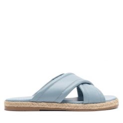 Espadryle Lasocki. Niebieskie espadryle Lasocki, bez wzorów, bez obcasa, bez zapięcia. Za 179.99 zł.