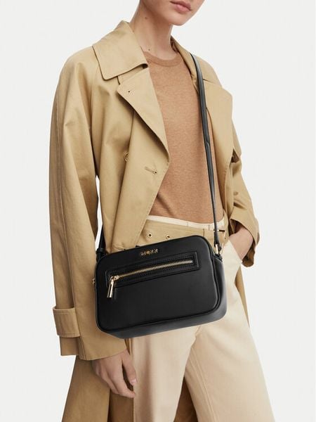 MEXX Torebka CEO-MEXX-S-011-10 Czarny. Czarne listonoszki Mexx, bez wzorów, ze skóry, bez dodatków. Za 199.99 zł.