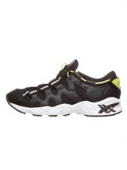 Asics Sneakersy "Gel-Mai" w kolorze czarnym rozmiar: 41,5. Czarne trampki Asics, bez wzorów, z materiału, bez zapięcia. Za 249.45 zł.