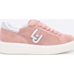 Liu Jo - Buty Kim. Czerwone obuwie sportowe Liu Jo, z materiału, bez zapięcia. W wyprzedaży za 399.90 zł.