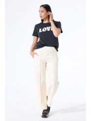 Garcia Spodnie w kolorze kremowym rozmiar: S. Brązowe spodnie materiałowe Garcia, na co dzień, s, bez wzorów, z materiału. Za 118.28 zł.