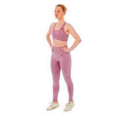 Damski zestaw sportowy Xtreme - legginsy sportowe + top sportowy - Różowy. Czerwone legginsy XTREME SOCKSWEAR, l, bez wzorów, z materiału, z podwyższonym stanem, na fitness i siłownię. Za 190.74 zł.