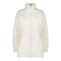 Damska długa kurtka CMP. Białe kurtki sportowe CMP, bez wzorów, z puchu, bez kaptura, trekkingowe. Za 543.50 zł.