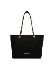 Valentino Torebka Makena VBSA8Y01 Czarny. Czarne shopper Valentino, bez wzorów, ze skóry, bez dodatków. Za 749.99 zł.