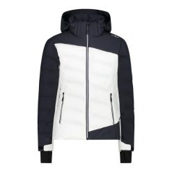 Kurtka damska narciarska CMP 34W4596. Białe kurtki narciarskie CMP, xs, bez wzorów, bez kaptura, narciarskie. W wyprzedaży za 769.75 zł.