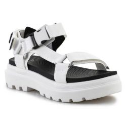 Crocs Sandały Palladium Pallacruise Strap Star White W 97465-116-M białe. Białe sandały bez wzorów, z materiału, biznesowe, bez obcasa, bez zapięcia. Za 599.46 zł.