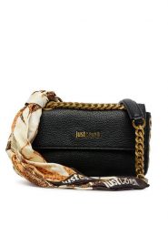 Just Cavalli Torebka 80RA4BF5 ZSB81 Czarny. Czarne torebki klasyczne Just Cavalli, bez wzorów, ze skóry, bez dodatków. Za 789.99 zł.