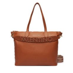 Torebka Valentino. Brązowe shopper Valentino, bez wzorów, bez dodatków. Za 719.99 zł.