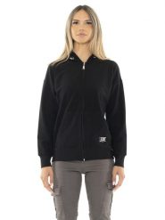 Bluza z kaptur na co dzień na siłownię. Czarne bluzy LEONE 1947 APPAREL, xs, bez wzorów, bez kaptura. Za 383.11 zł.