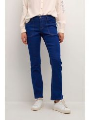 Cream Dżinsy - Flare fit - w kolorze niebieskim rozmiar: W32/L32. Niebieskie jeansy Cream, l, z aplikacjami, z podwyższonym stanem. Za 101.23 zł.