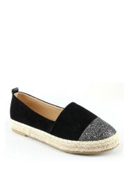 Foreverfolie Espadryle w kolorze czarnym rozmiar: 38. Czarne espadryle Foreverfolie, bez wzorów, bez obcasa, bez zapięcia. Za 121.45 zł.