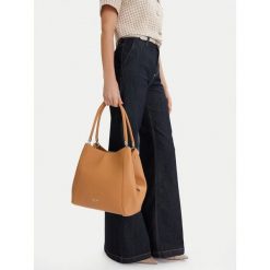 Torebka Nine West. Brązowe torebki klasyczne Nine West, bez wzorów, bez dodatków. Za 199.99 zł.