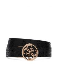 Guess Pasek Damski BW9319 P6135 Czarny. Czarne paski Guess, z aplikacjami, ze skóry. Za 249.99 zł.