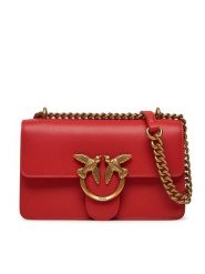 PINKO Torebka Love One Mini Dc PE 25 PCPL 00074 A0F1 Czerwony. Czerwone torebki klasyczne Pinko, bez wzorów, ze skóry, bez dodatków. Za 849.99 zł.