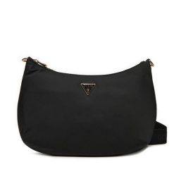 Torebka Guess. Czarne listonoszki Guess, z aplikacjami, bez dodatków. Za 319.99 zł.