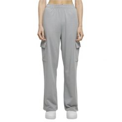 Lekkie Spodnie Dresowe Dla Kobiet. Szare spodnie dresowe Urban Classics, xl, bez wzorów, z dresówki. Za 115.99 zł.
