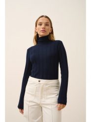 Just Cashmere Kaszmirowy golf "Serelith" w kolorze granatowym rozmiar: XL. Niebieskie golfy Just Cashmere, xl, bez wzorów, z kaszmiru, bez ramiączek. Za 371.52 zł.