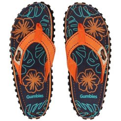 Japonki GUMBIES ISLANDER FLIP-FLOPS UNISEX. Brązowe klapki Gumbies, bez wzorów, bez obcasa. Za 139.99 zł.