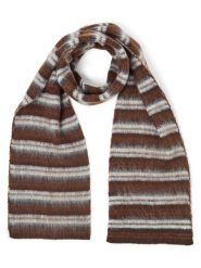 Opus szalik z dzianiny z domieszką wełny Kobiety brązowy, ONE SIZE. Brązowe szaliki Opus, bez wzorów, z dzianiny. Za 199.95 zł.
