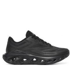 Sneakersy Reebok. Czarne obuwie sportowe Reebok, bez zapięcia, do biegania. Za 289.99 zł.