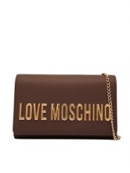 LOVE MOSCHINO Torebka JC4103PP1PKD0300 Brązowy. Brązowe torebki klasyczne Love Moschino, bez wzorów, ze skóry, bez dodatków. Za 699.99 zł.