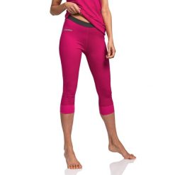 Legginsy termoaktywne 3/4 damskie Schöffel Sport Merino. Czerwone bielizna sportowa Schöffel, l, bez wzorów. Za 349.99 zł.