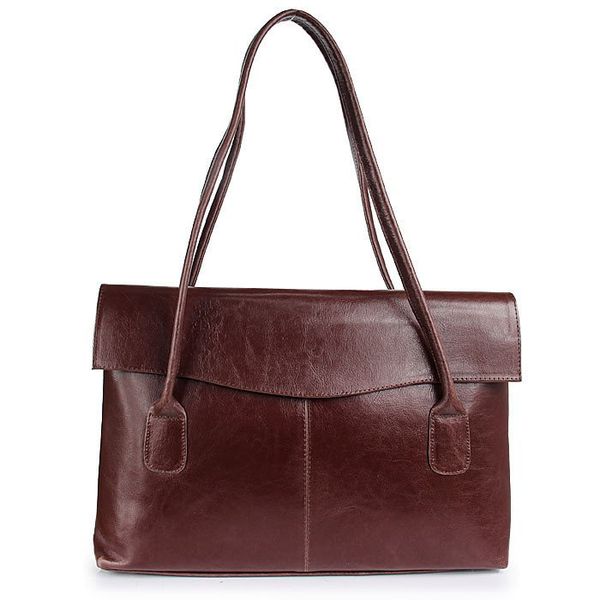 Torebka skórzana damska DAN-A T49 koniakowa. Torebki klasyczne DAN-A, bez wzorów, ze skóry, bez dodatków. Za 399.99 zł.