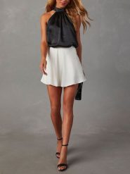 Milan Kiss Top w kolorze czarnym rozmiar: XL. Czarne topy Milan Kiss, xl, bez wzorów, bez kołnierzyka, bez ramiączek. Za 104.99 zł.