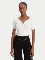 Marciano Guess Sweter 5YGR02 5875Z Biały Regular Fit. Białe swetry Marciano Guess, xxl, z aplikacjami, z wiskozy, bez ramiączek. Za 519.99 zł.