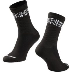 Skarpetki rowerowe unisex Force Mesa. Fioletowe skarpety FORCE, bez wzorów, z elastanu. Za 59.90 zł.
